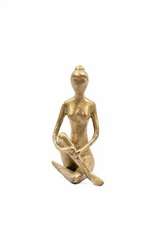 ESCULTURA YOGA ALONGA BRONZE