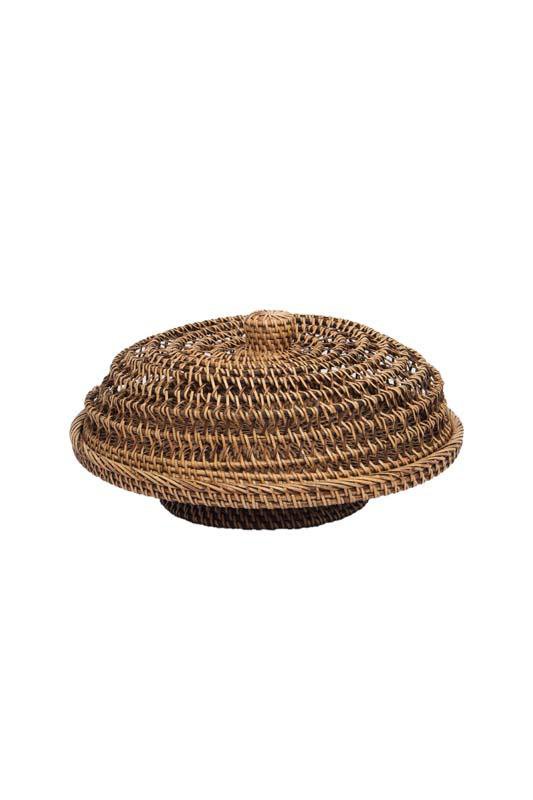 PRATO BOLO RATTAN